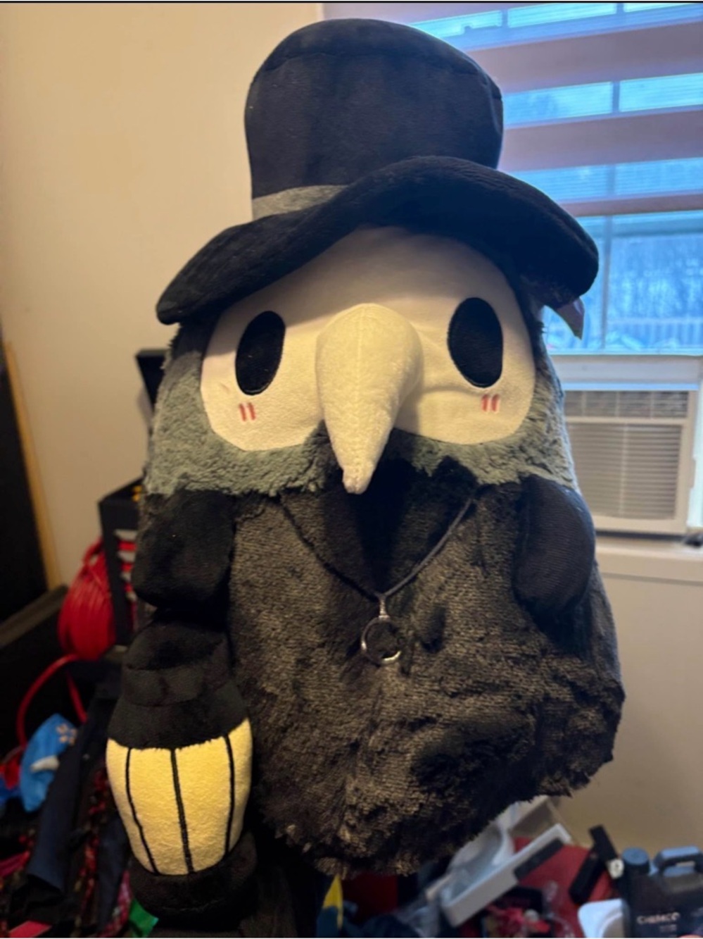 Mysterious Plague Doctor plush NWT